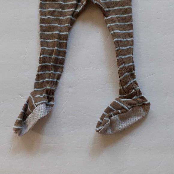 Carter's Boys Pajamas Footed Dog Lightweight Zip Cotton Size 18 Months Brown - Picture 12 of 12